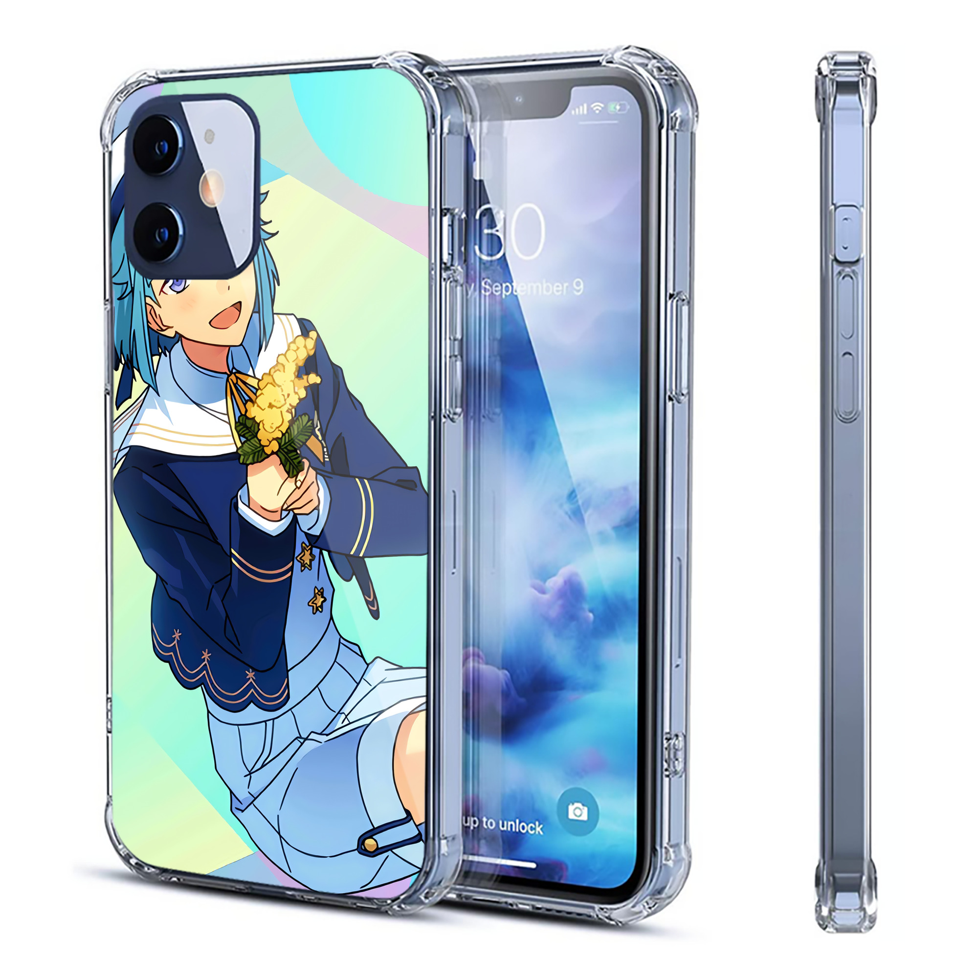 （画像用） あんさんぶるスターズ! Ensemble Stars 【iPhone 12シリーズ対応】透明スマホケース（クリアソフトケース）